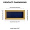 Classic Natural Wood Shadow Box Frame with Acrylic Front - Navy Blue Suede Backing, 30 Sizes